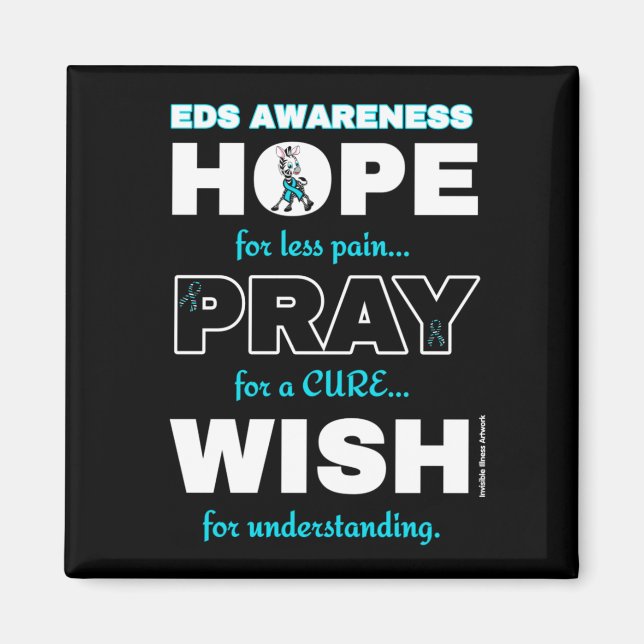 Hope Pray Wish... EDS Magnet (Framsidan)