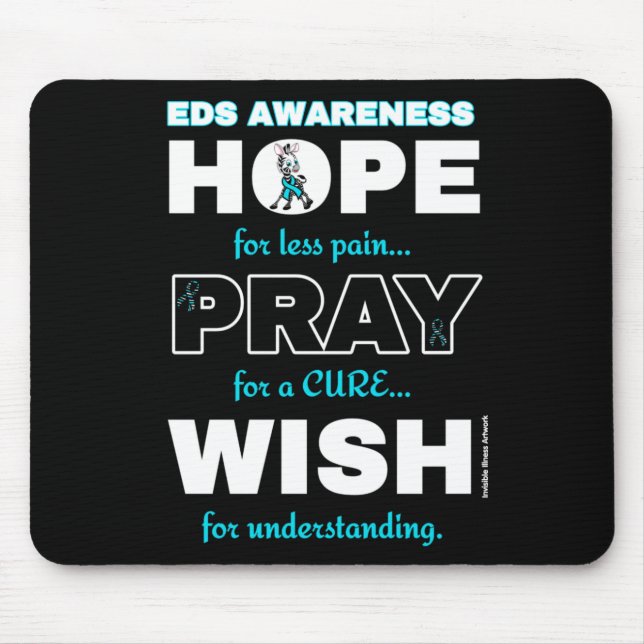 Hope Pray Wish.. EDS Mouse Pad Musmatta (Framsidan)