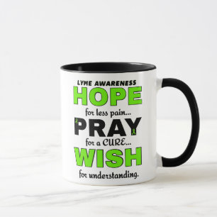 Hope Pray Wish...Lyme Two-Tone Coffee Mugg