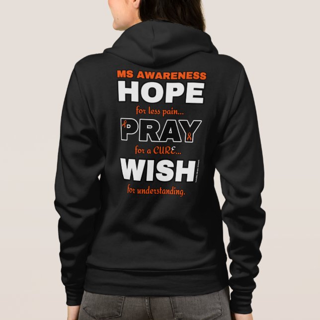 Hope Pray Wish...MS T Shirt (Baksida)