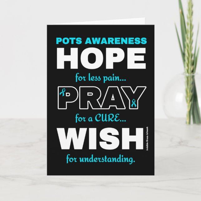 Hope Pray Wish...POTS Kort (Framsida)