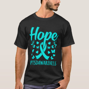 Hope Ptsd Stressar Information Ribbon Support Grap T Shirt