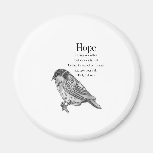 Hope Quote Magnet (Framsidan)