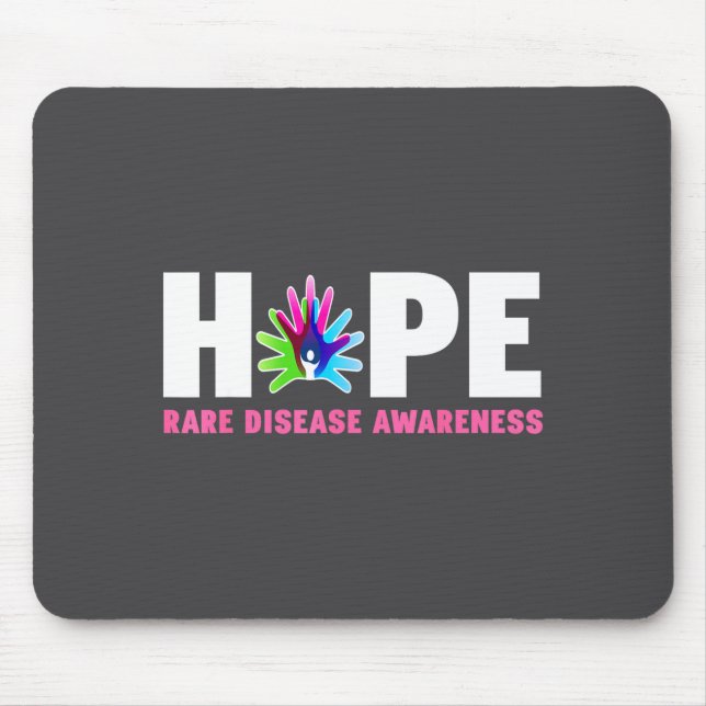 Hope Rare Disease Awareness Shirt - Rare Disease D Musmatta (Framsidan)
