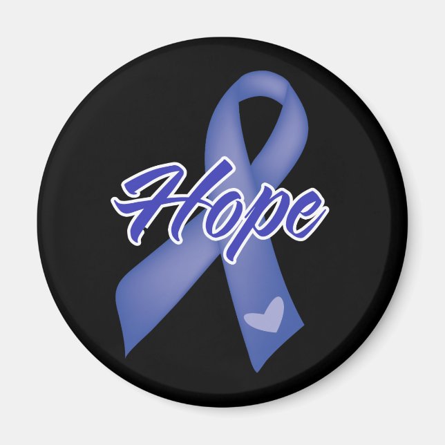 Hope Ribbon - Colon Cancer Magnet (Framsidan)