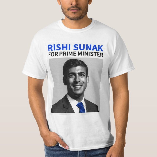 Hope - Rishi Sunak T Shirt (Framsida)