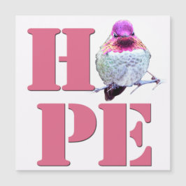 HOPE Rosa Anna's Hummingbird Photo Magnetic