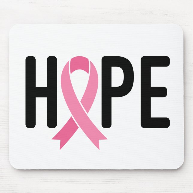 HOPE Rosa Ribbon Survivor Fighter Breast Cancer Musmatta (Framsidan)
