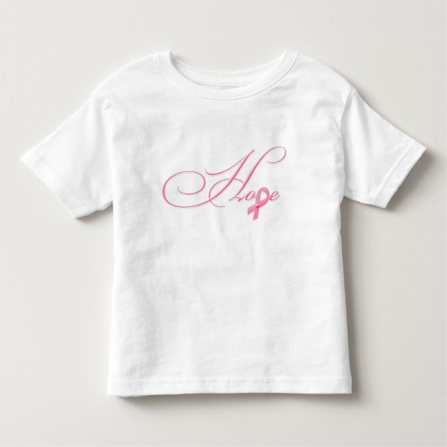 Hope - Rosa Ribbon T-shirt (Framsida)