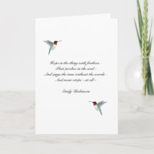 Hope Ruby-throated Hummingbird