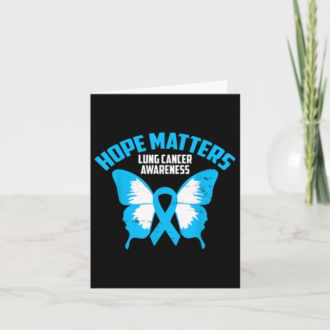 Hope S - Lung Cancer Awareness Kort (Framsida)