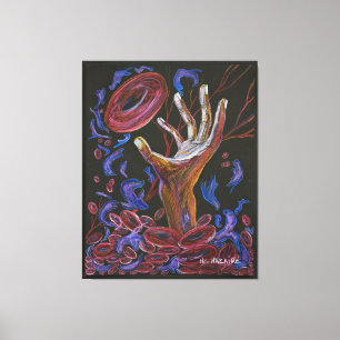 Hope - Sickle Cell Pain Awareness Canvastryck