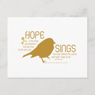 Hope Sings Guld Vykort