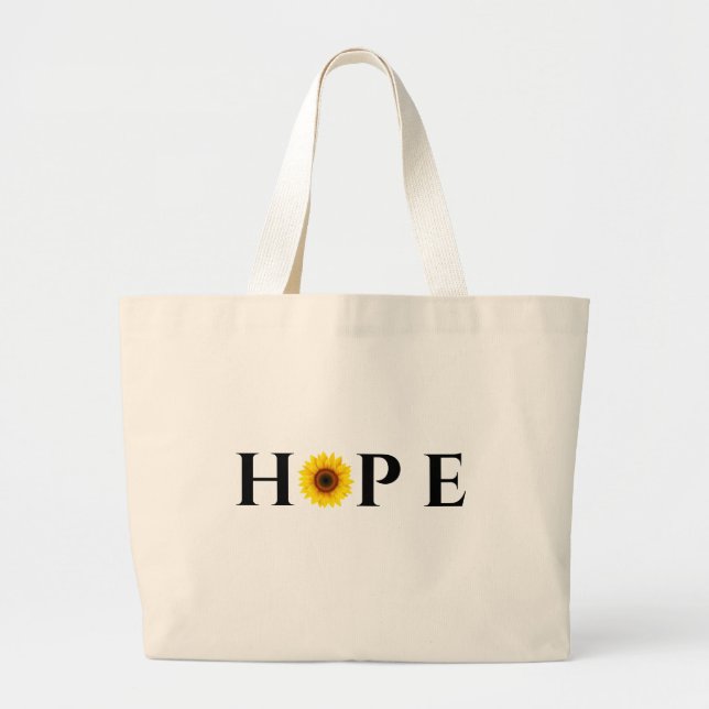 Hope Solros Tote Jumbo Tygkasse (Framsidan)