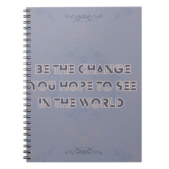 Hope Spiral Photo Notebook Anteckningsbok (Framsidan)