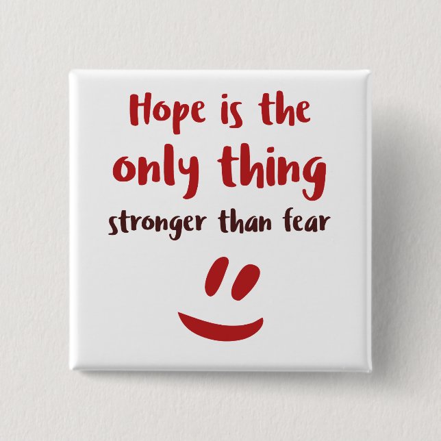 Hope - Square Button Knapp (Framsida)