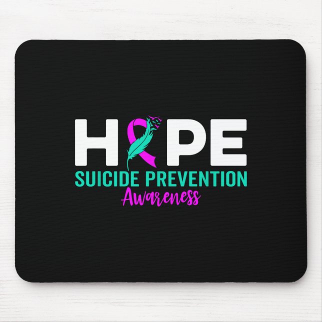 Hope Suicide Prevention Ribbon Depression Suicide  Musmatta (Framsidan)
