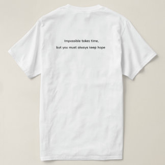 Hope Takes Time – Inspirational Clock & Butterfly  T Shirt