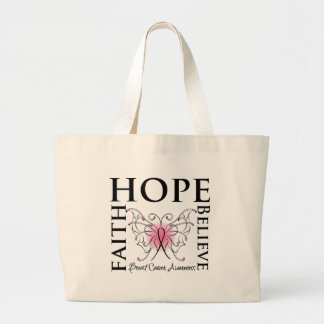 Hope Tro Faith - Breast Cancer Jumbo Tygkasse