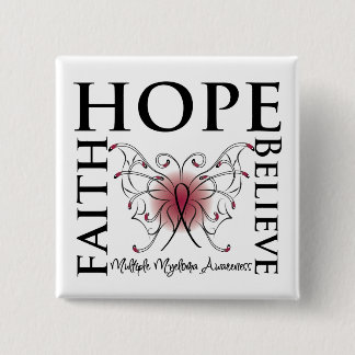 Hope Tro Faith - Många Myeloma Knapp
