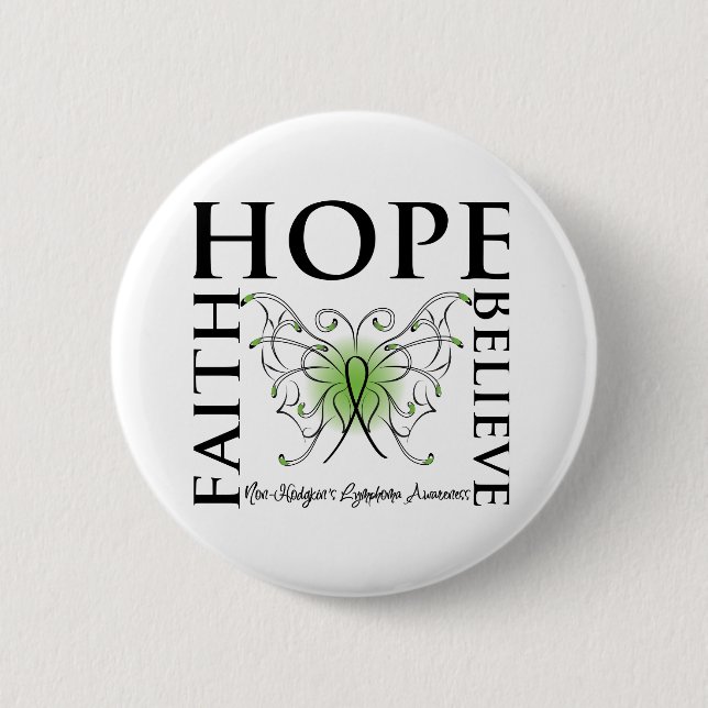 Hope Tro Faith - Non-Hodgkins Lymphoma Knapp (Framsida)
