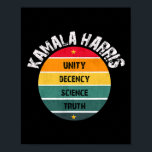 Hope Unity Decency Science Truth Instruction 2021 Poster<br><div class="desc">Hope Unity Decency Science Truth Instruction 2021</div>