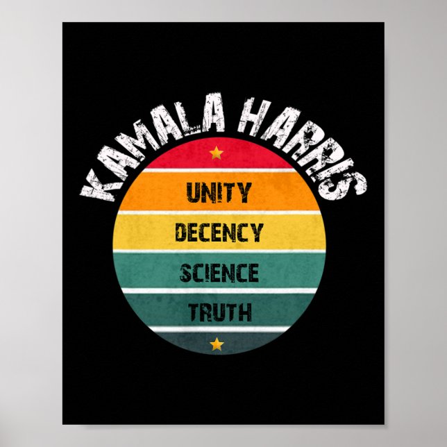 Hope Unity Decency Science Truth Instruction 2021 Poster (Framsidan)