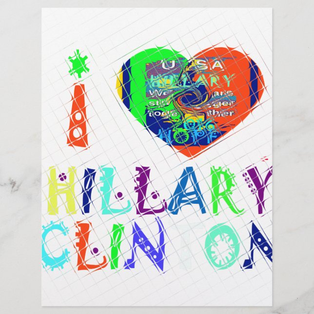 Hope Vote Blue Loely Reflection Fantastisk Hillary (Framsida)