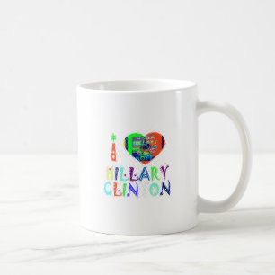 Hope Vote Blue Loely Reflection Fantastisk Hillary Kaffemugg