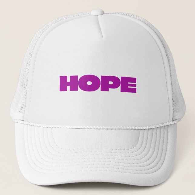 Hope - White Truckerkeps (Framsida)