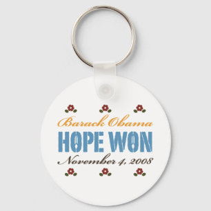 Hope Won Obama Nyckelring