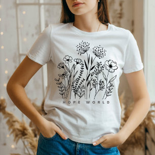 Hope World minimalist boho T-Shirt