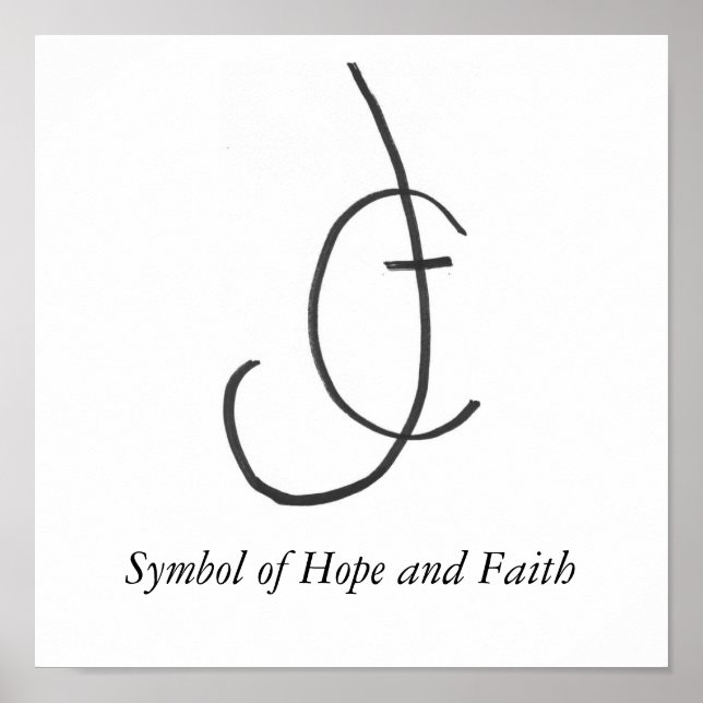 HopeandFaith, Symbol of Hope and Faith Poster (Framsidan)