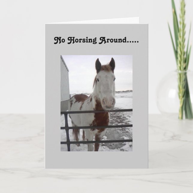 HOPEFULLY U KAN HORSE RUNT-40:e Kort (Framsida)