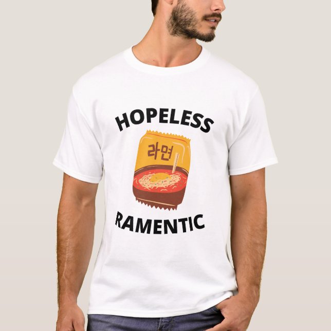 Hopeless Romantisk T Shirt (Framsida)