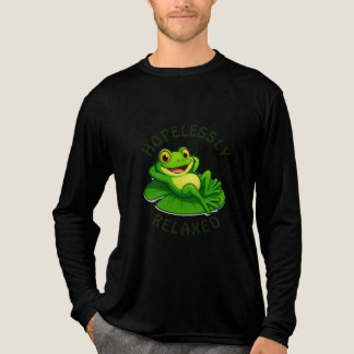 Hopelessly Relaxed Frog – Chill and Carefree Vibes T Shirt