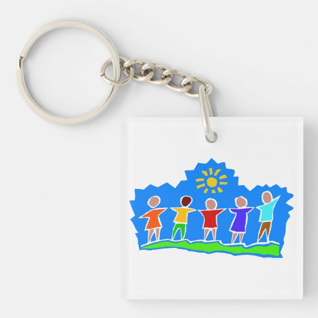HopePTA Keychain kvadrerar sidakryl 2 (Framsidan)