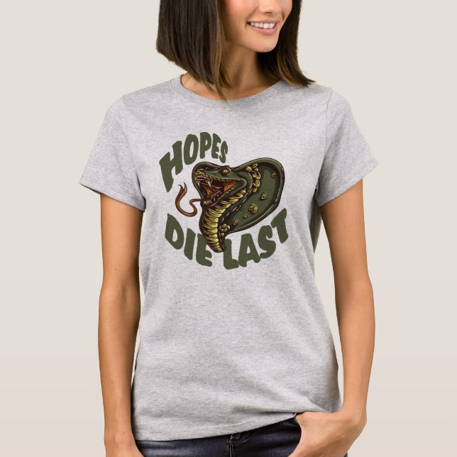 Hopes die last - COBRA SNAKE T Shirt (Framsida)