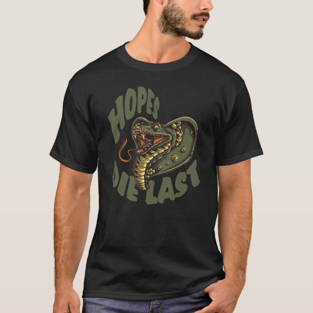 Hopes die last - COBRA SNAKE Tee Shirt (Framsida)