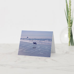 Hope's Memory Great dane Sympathy Card Kort