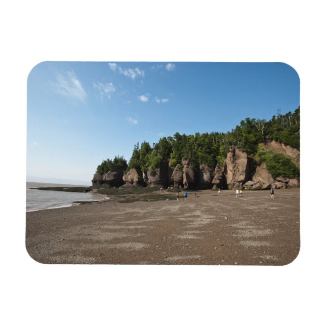 Hopewell Rocks och Ocean Tidal Exploration Magnet (Horisontell)