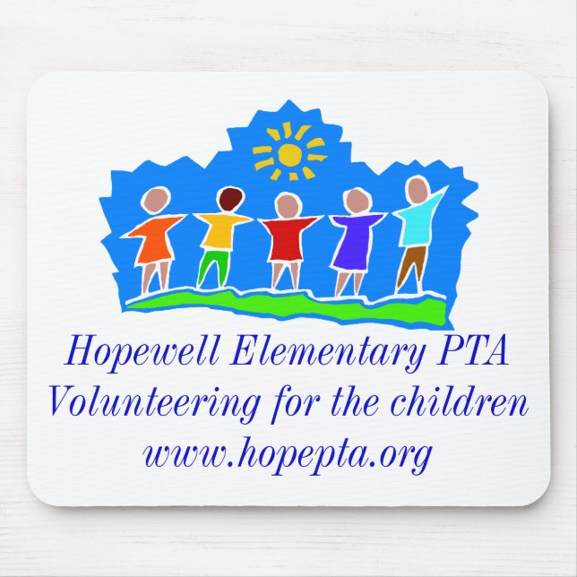 Hopewell vadderar den elementära PTA-musen Musmatta (Framsidan)