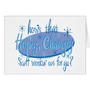 HOPEY-CHANGEY.2 eps Hälsningskort