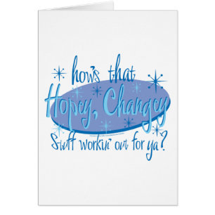 HOPEY-CHANGEY.2 eps Hälsningskort