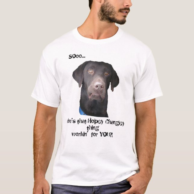 Hopey Changey sak T-shirt (Framsida)