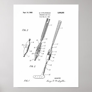 HOPFÄLLBART GOLFKLUBBPATENT - affisch