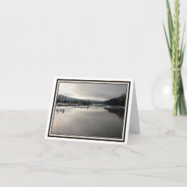 Hopfällbart hälsningkort - vintern tänder kort