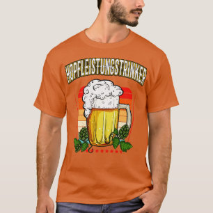 Hopfleistungstrinker Bier Hopfen Spa Roligt Party T Shirt