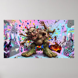 Hopgoblin av Memphis Design Poster