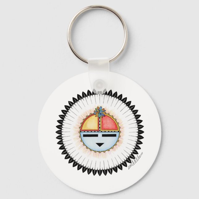 Hopi Dawa (Sol) Keychain Nyckelring (Framsida)